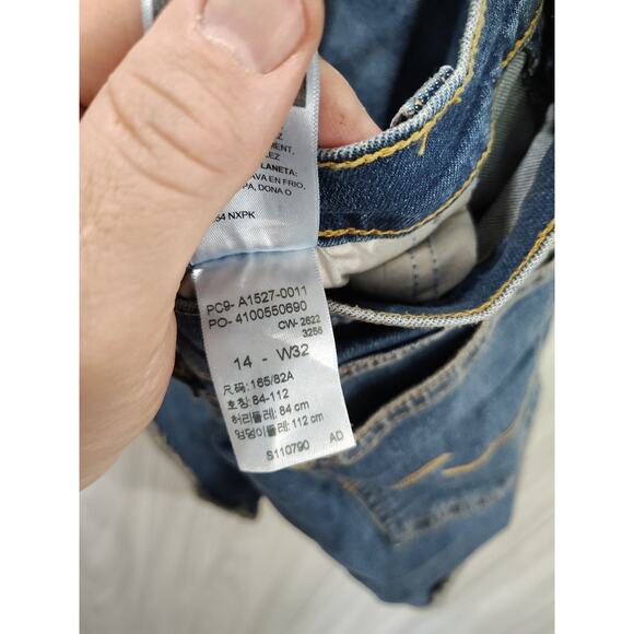 Signature Levi Strauss Heritage High Rise Shorts Size 14 Cutoff Short Shorts - Picture 4 of 8